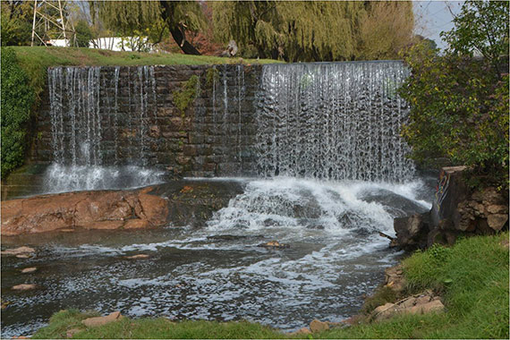 water feature without filter