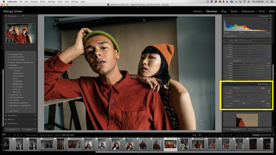 split toning in Lightroom