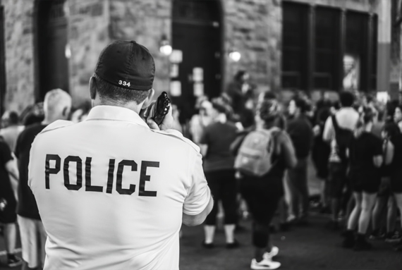 street photo of a police