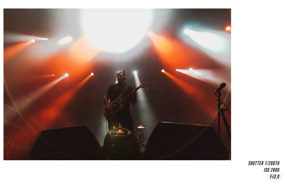 colorful lighting in concert stage