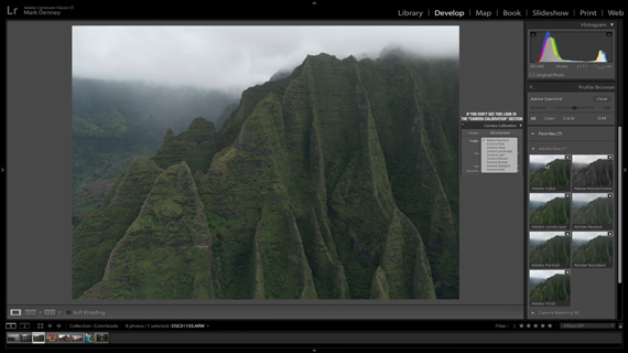 picture profiles in lightroom