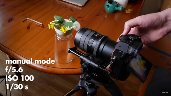 setup for macro photography