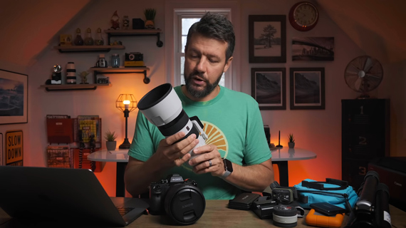 preparing gear for landscape photography trip