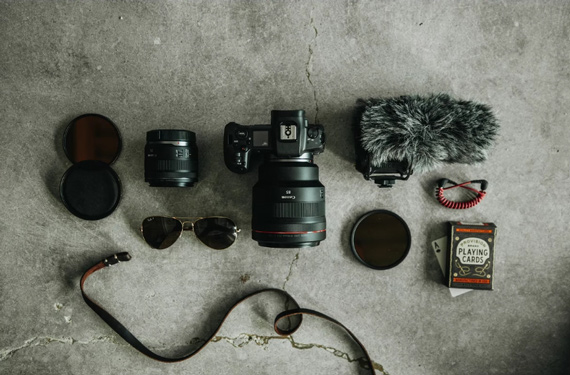 layout in flat lay photography