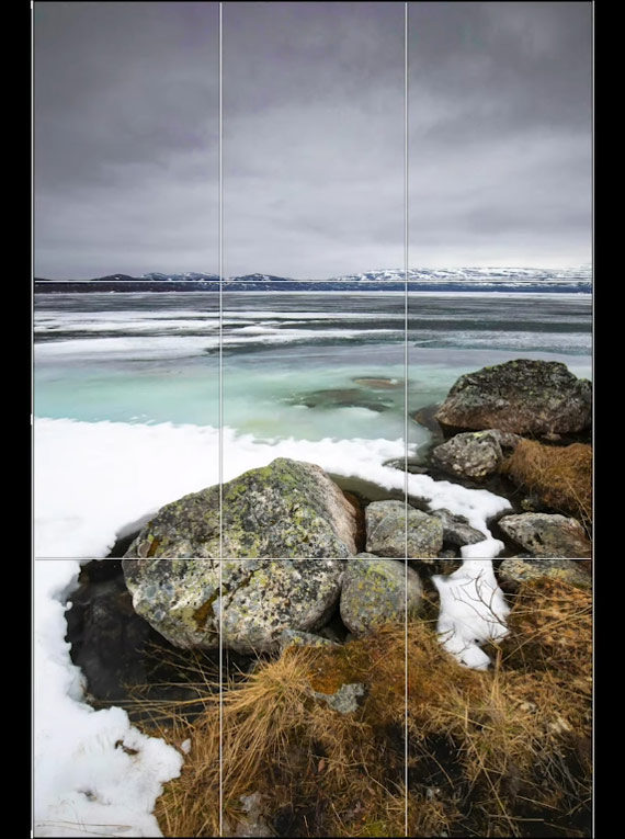 rule of thirds in landscape photography