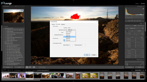 file handling in Lightroom