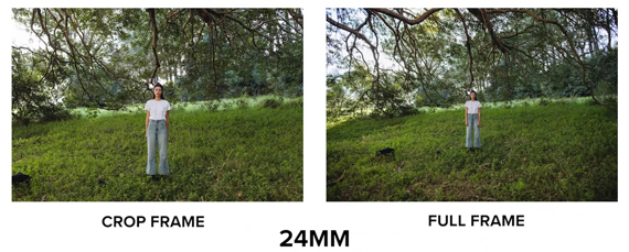 24mm apsc vs full frame