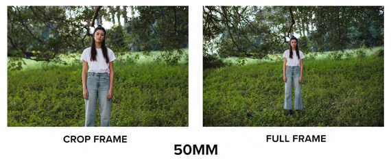 50mm apsc vs full frame