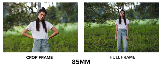 85mm apsc vs full frame