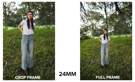 24mm apsc vs full frame