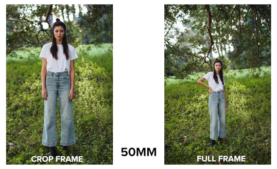 50mm apsc vs full frame