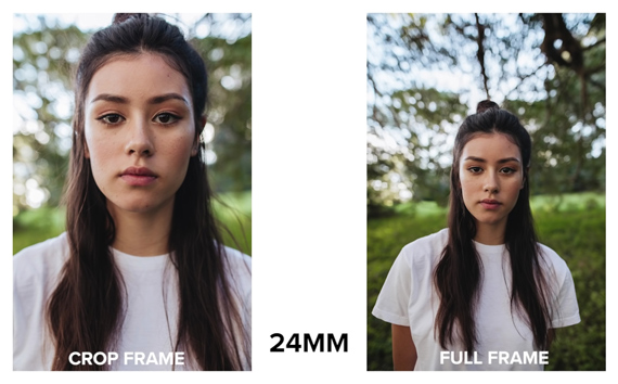 24mm apsc vs full frame