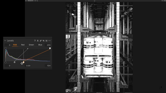 increasing highlights using levels