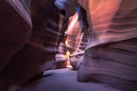 bracketing for slot canyon photography