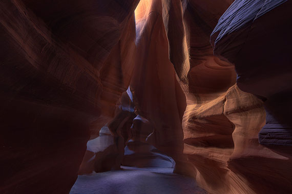 shutter speed for slot canyon photo