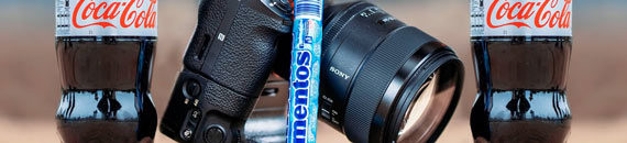 Photographing a Coke and Mentos Rocket