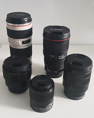 different lenses for different purposes