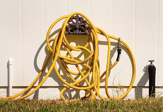 yellow hose photo color isolation example