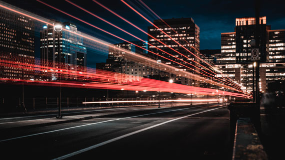 light trail bus