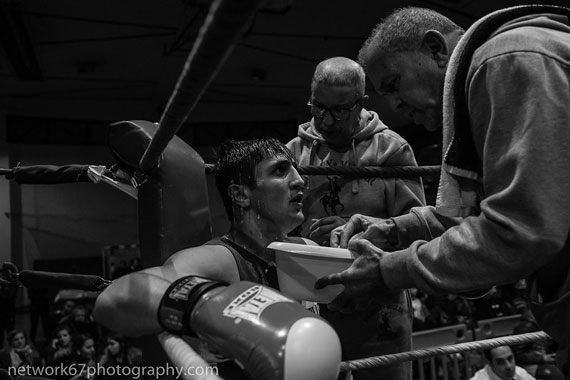 sweaty gritty boxing photo