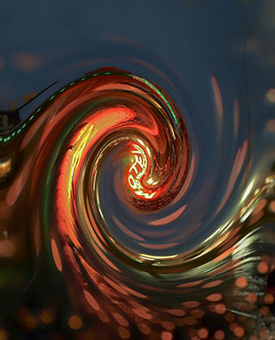 example of spiral created in photoshop