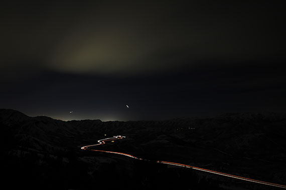 long exposure highway example