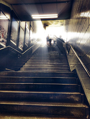 stairs as leading lines