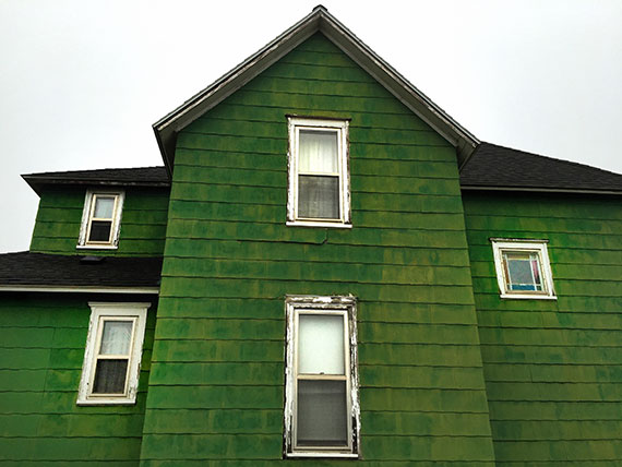 example of irregular repetition of windows