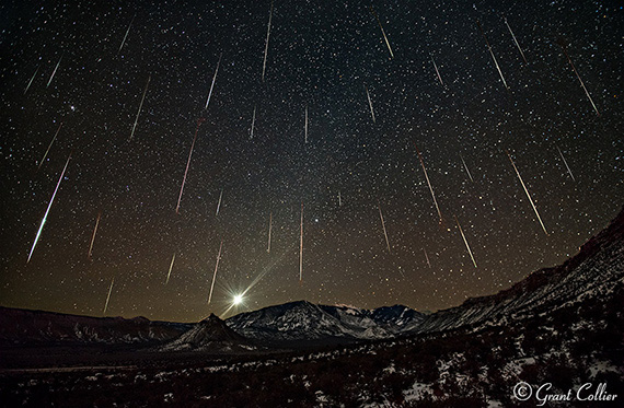 hot to blend meteor showers in photography