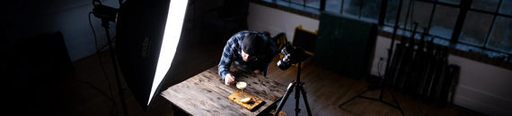 Wooden Food Photography Backdrop DIY Tutorial