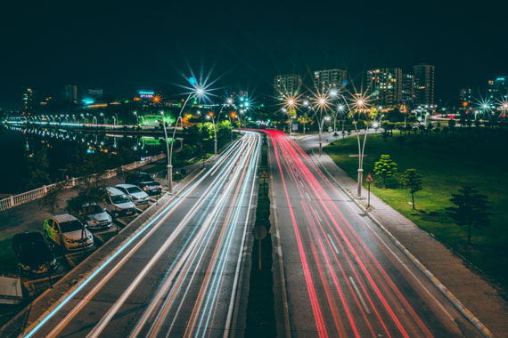 night traffic photo