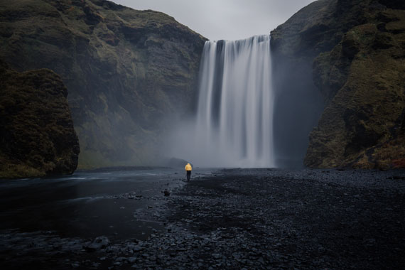 smooth waterfall