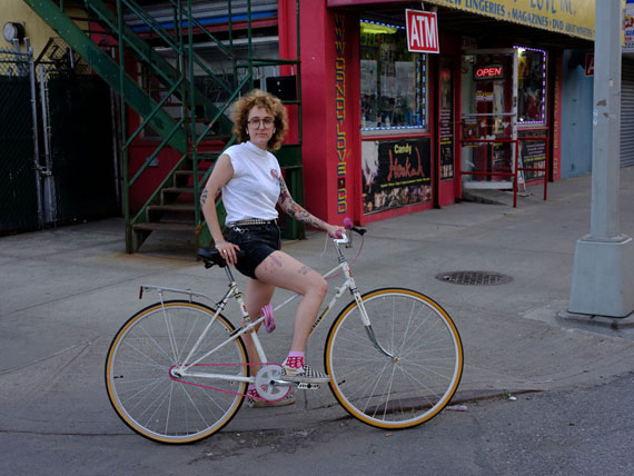 street portrait bicyclist