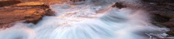 Photographing Wave Motion at Sunset with Bracketing