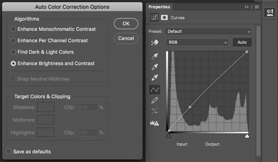 auto curve options