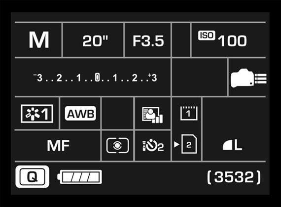 camera settings for painting words