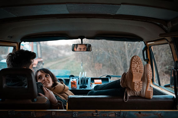 inside car perspective