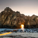 Photographing the Keyhole Arch During Winter Solstice