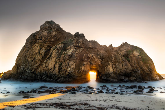 keyhole arch photo