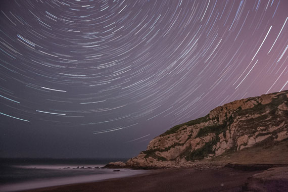 star trails