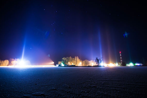 light pillars