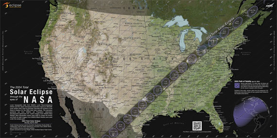 total solar eclipse map