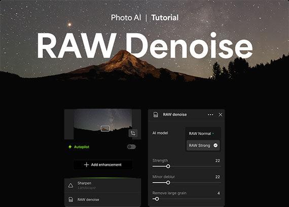 How to Remove RAW Noise from Low-Light Photography
