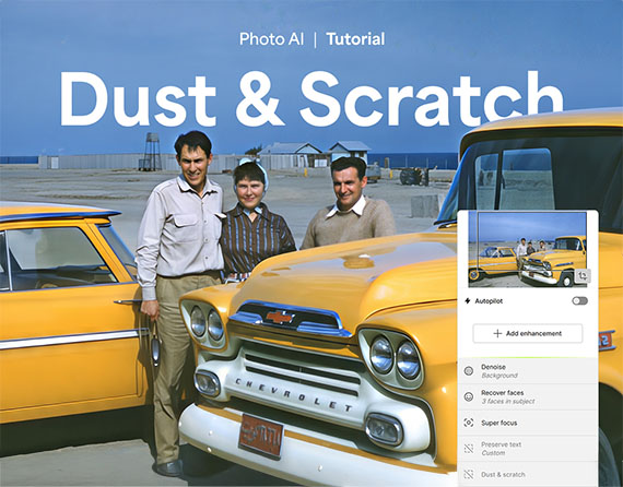 fix dust and scratches