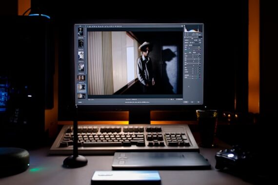 photo editing sliders