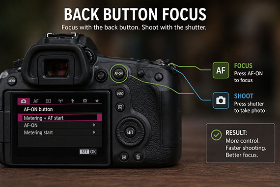 back button focus