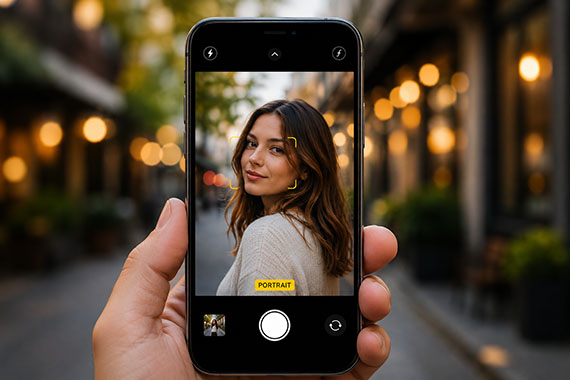 smartphone blur