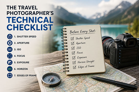 travel photo checklist