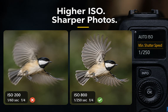 higher iso