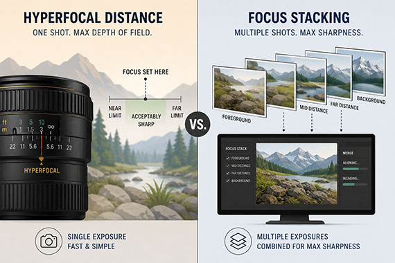 hyperfocal stacking